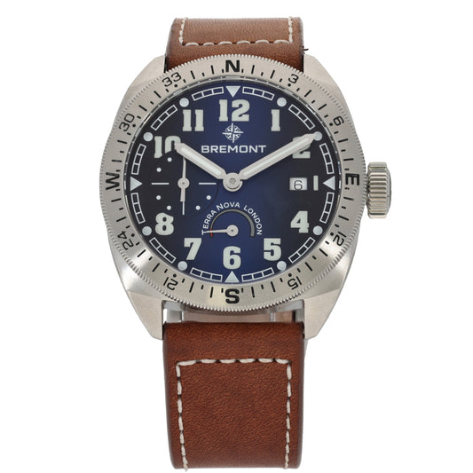 Bremont Terra Nova TN40-PWR-SS-BL-L-S 40mm Stainless Steel Watch