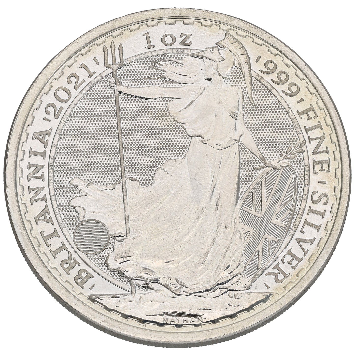 Fine Silver Queen Elizabeth II 1 OZ Britannia Coin 2021