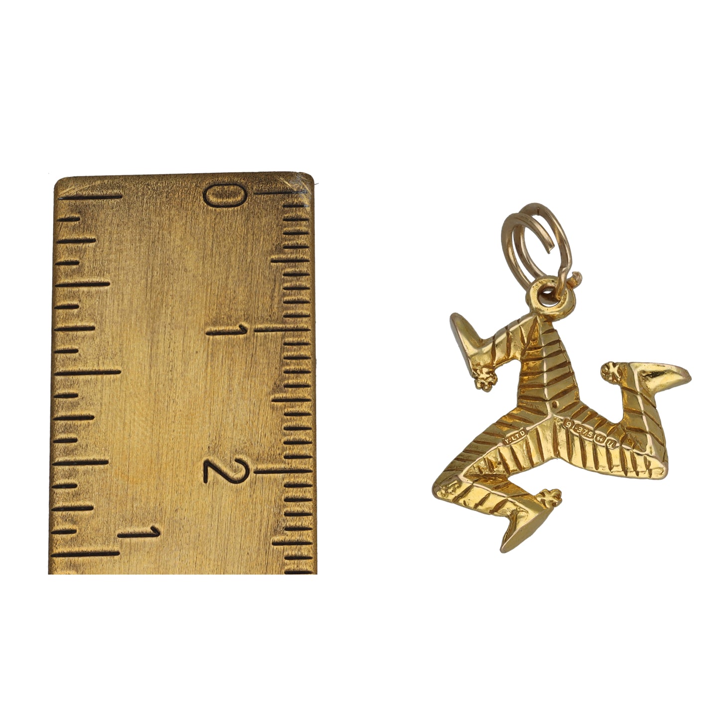 9ct Gold Isle Of Mann Legs Charm