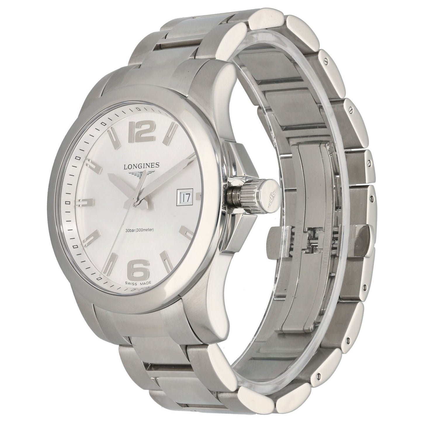 Longines Conquest L3.659.4 41mm Stainless Steel Watch