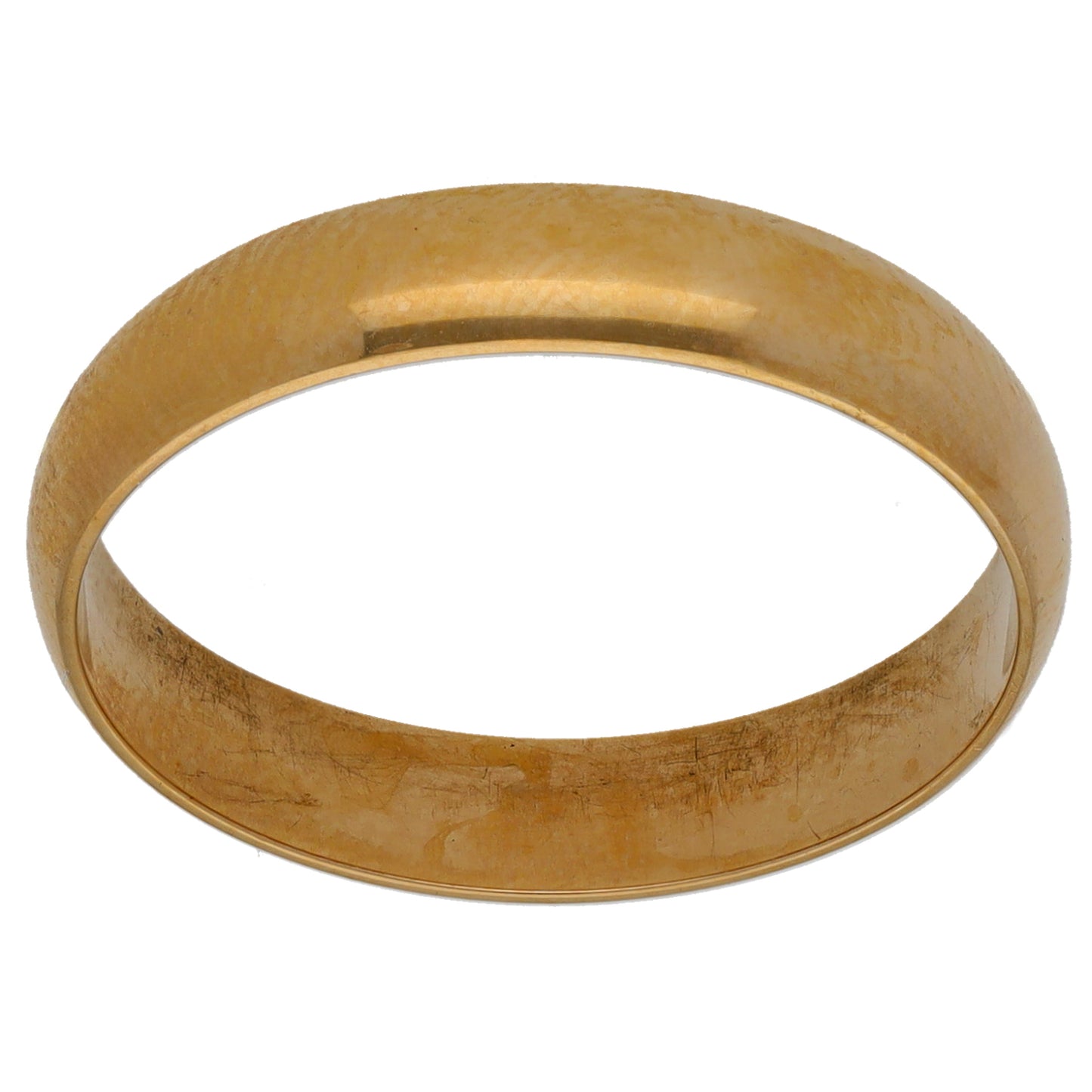 9ct Gold Plain Wedding Ring Size R
