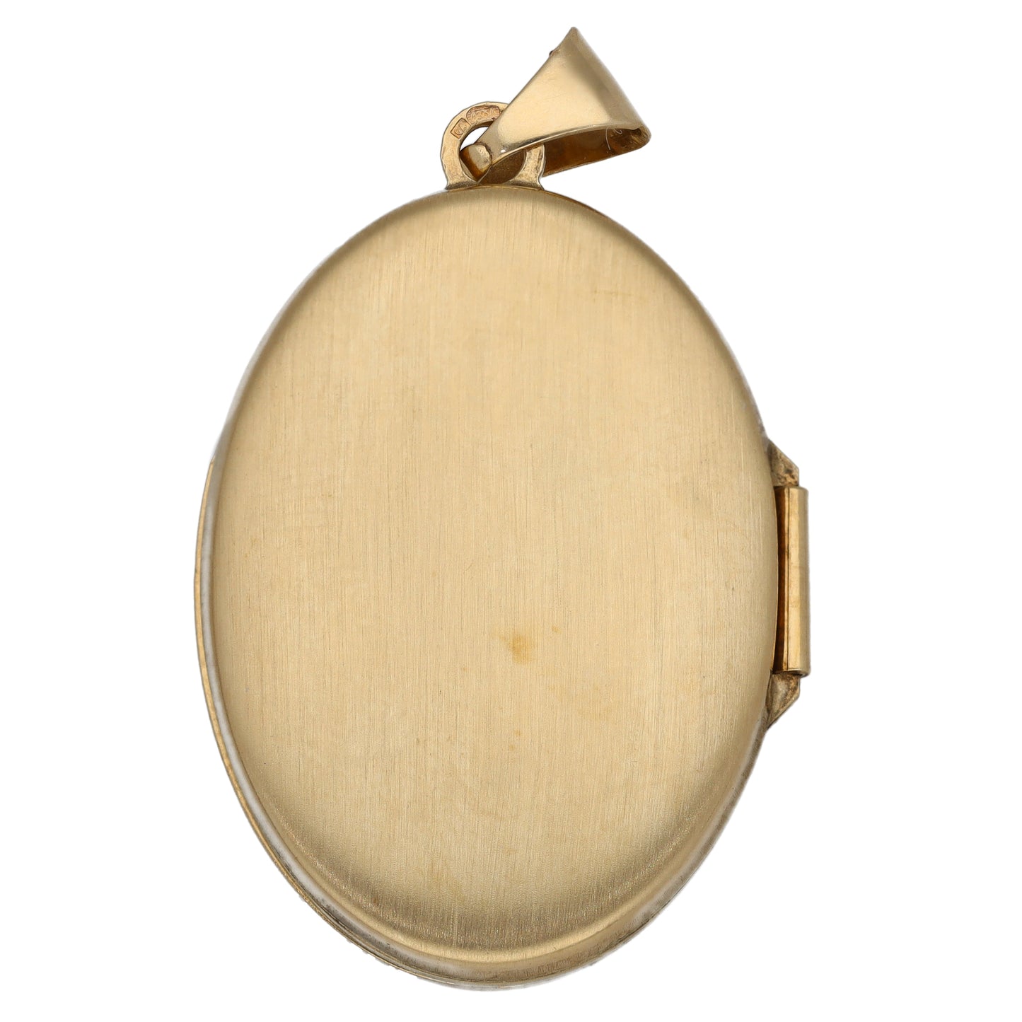 9ct Gold Patterned Locket Pendant