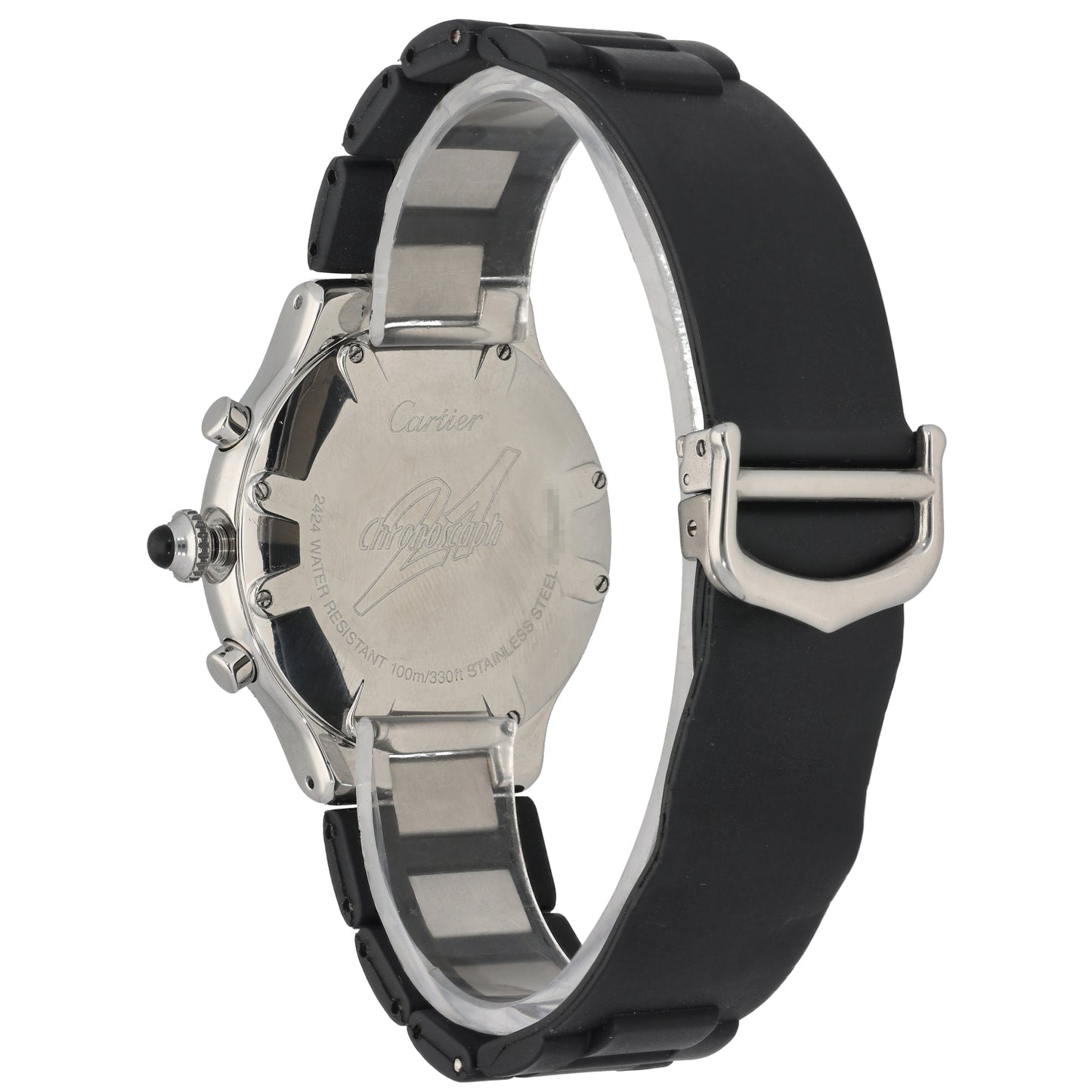 Cartier Chronoscaph 2424 38mm Stainless Steel Watch