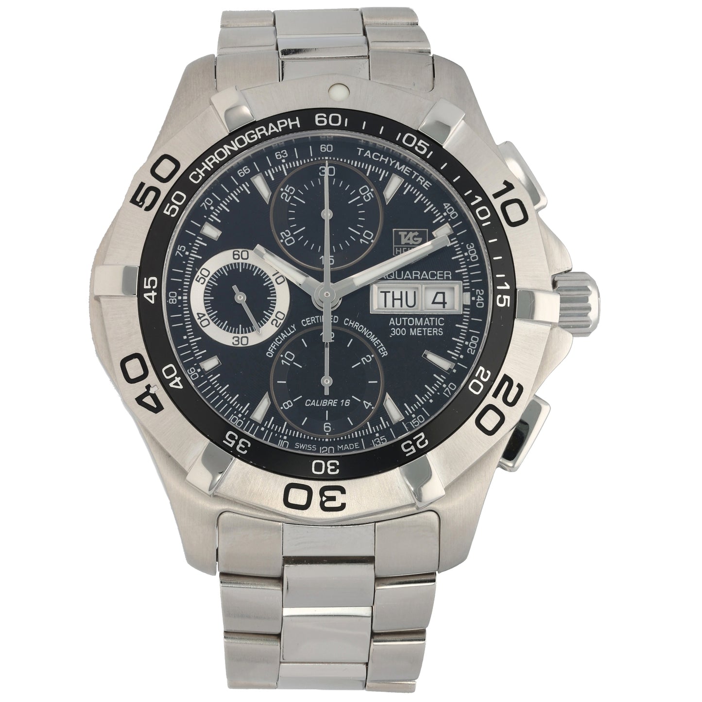 Tag Heuer Aquaracer CAF5010 43mm Stainless Steel Watch