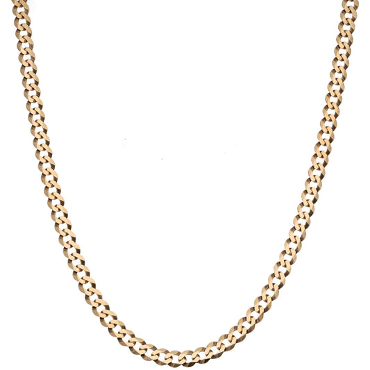 9ct Gold Curb Chain 24"