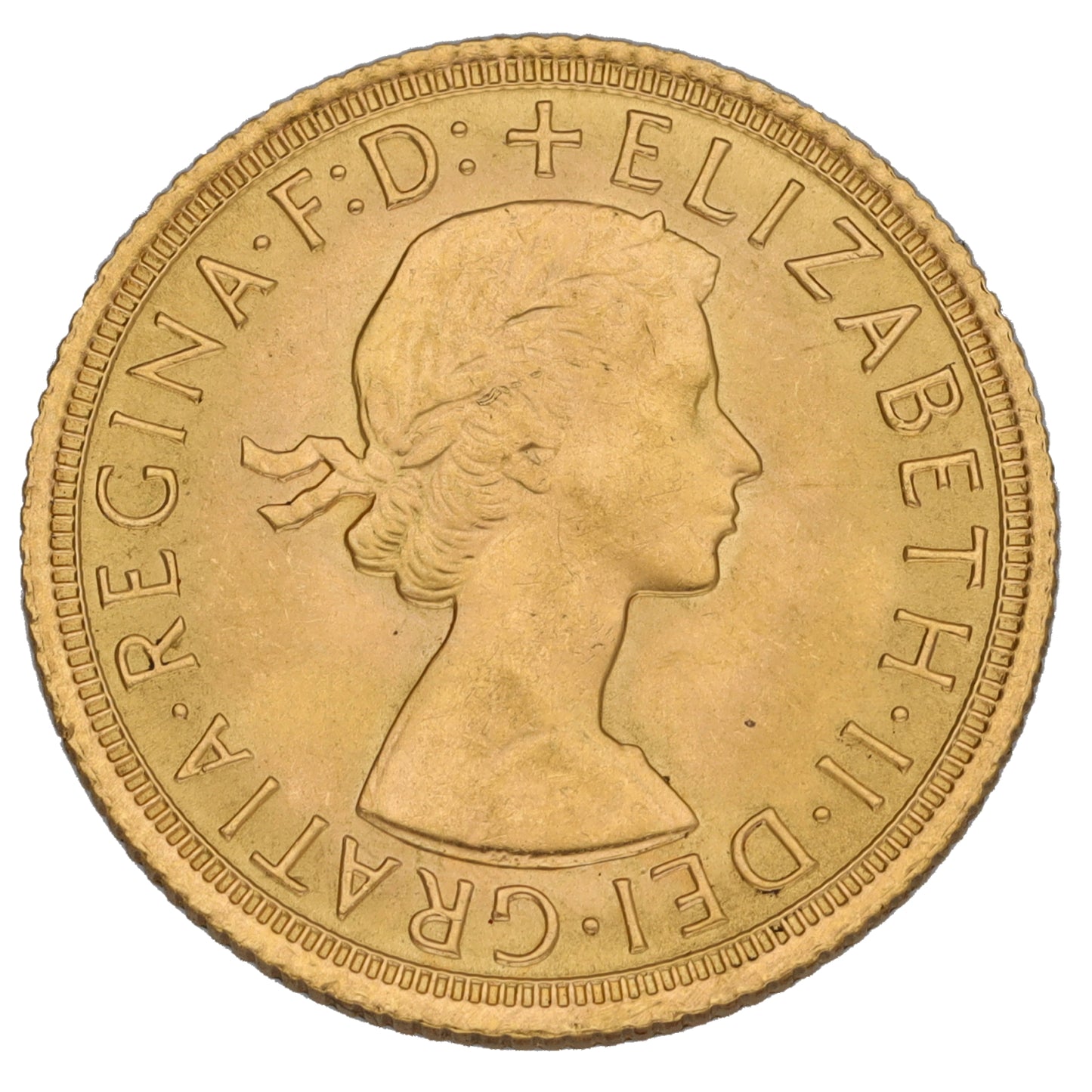22ct Gold Queen Elizabeth II Full Sovereign Coin 1967