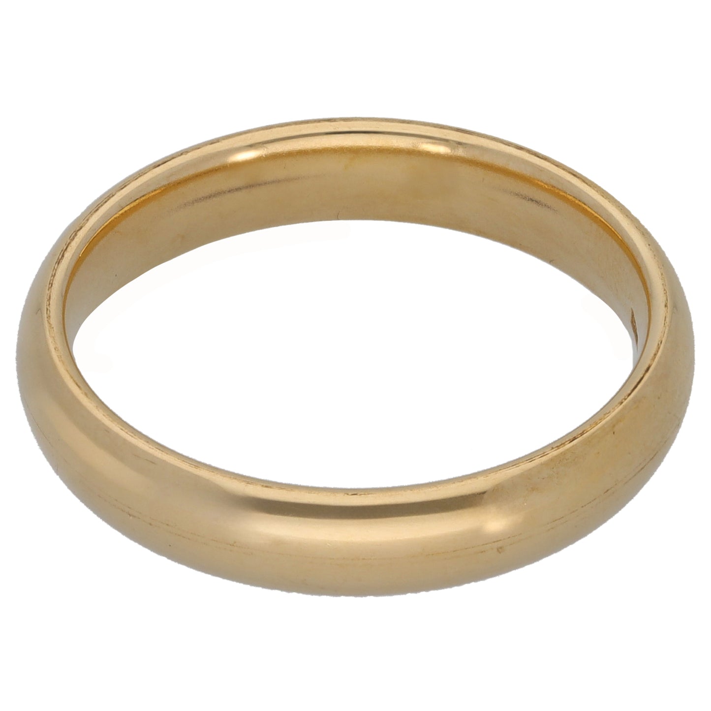 9ct Gold Plain Wedding Ring Size R