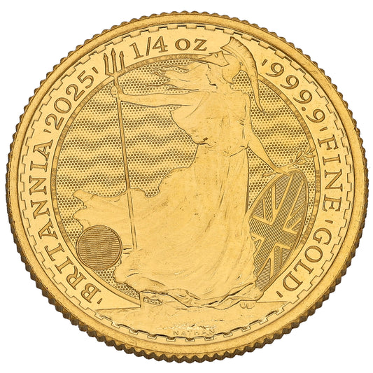 24ct Gold King Charles III 1/4 OZ Britannia Coin 2025