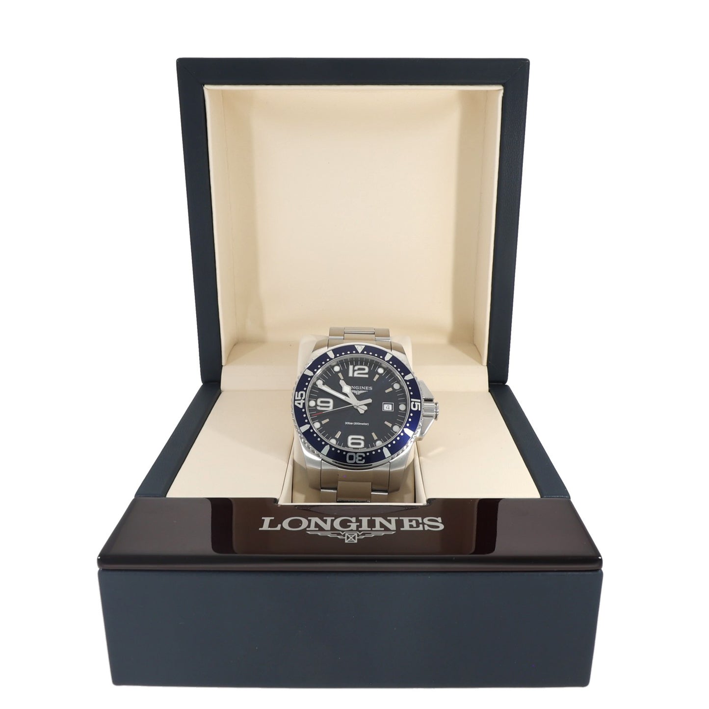 Longines Conquest L3.840.4 44mm Stainless Steel Watch