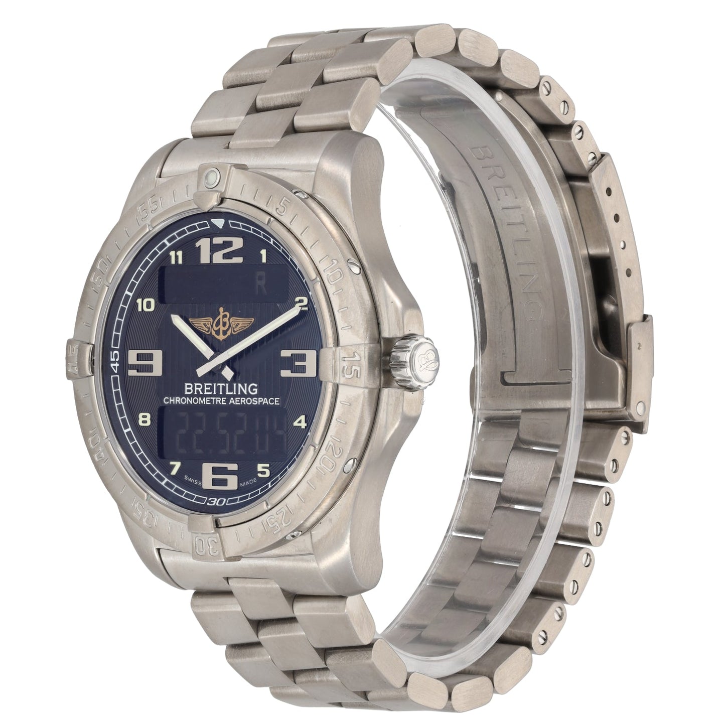 Breitling Aerospace E79362 41mm Titanium Watch – H&T 