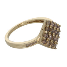 Load image into Gallery viewer, 9ct Gold 0.85ct Diamond Dress/Cocktail Ring Size P
