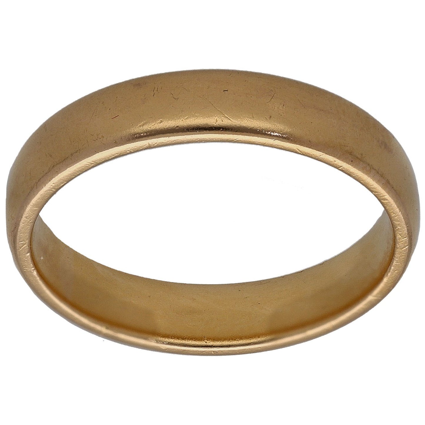 22ct Gold Plain Wedding Ring Size L