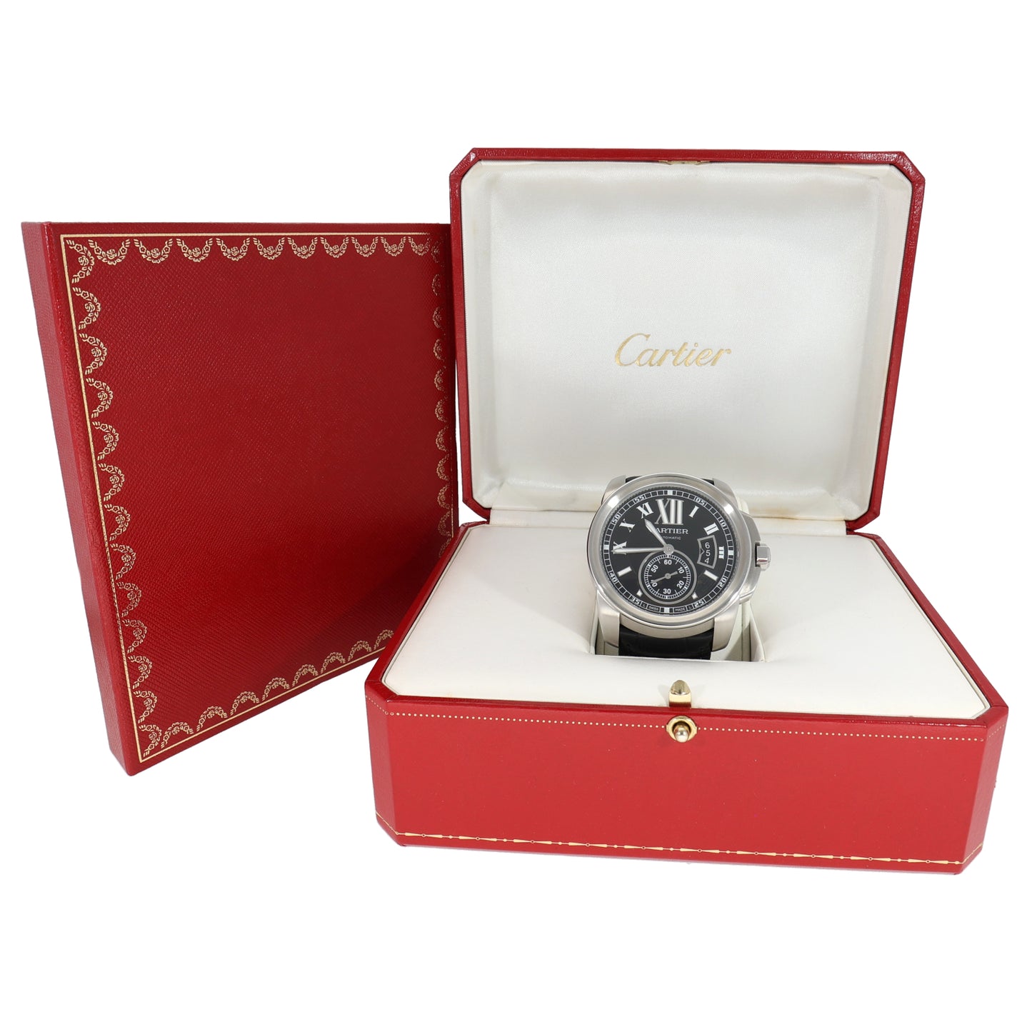 Cartier Calibre De Cartier W7100041 42mm Stainless Steel Watch