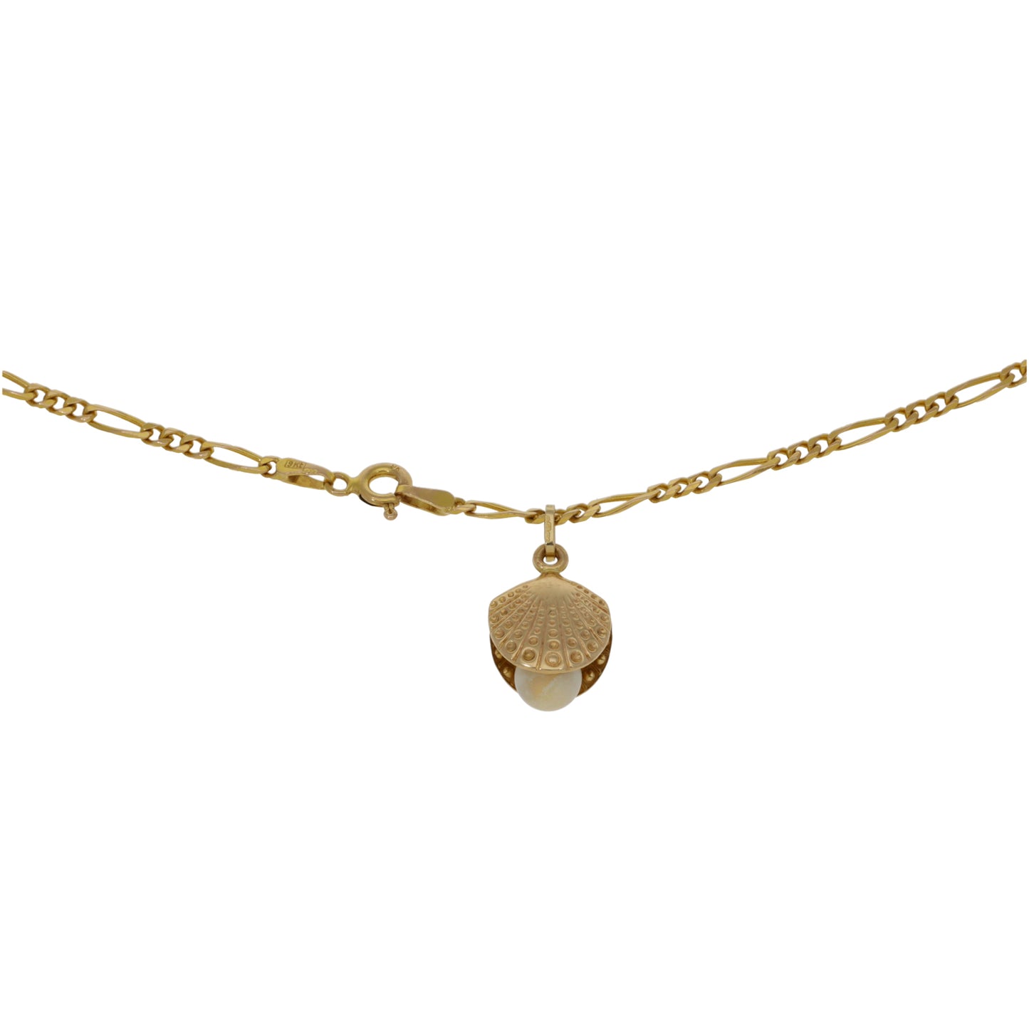 9ct Gold Cultured Pearl Dress/Cocktail Pendant With Chain