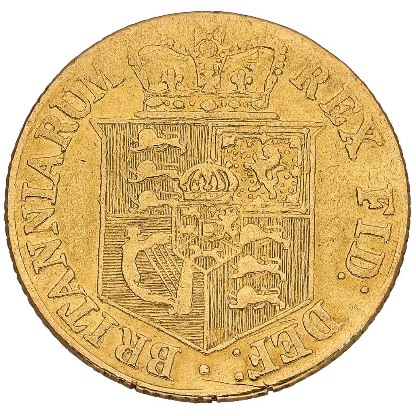 22ct Gold King George III Half Sovereign Coin 1820