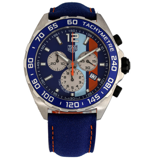 Tag Heuer Formula 1 Gulf CAZ101N 43mm Stainless Steel Watch