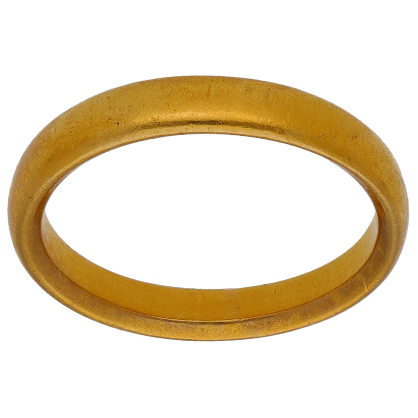 22ct Gold Plain Wedding Ring Size K