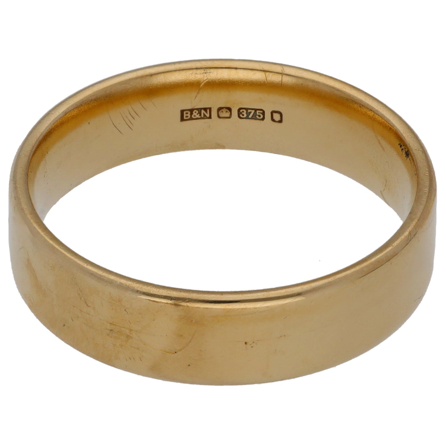 9ct Gold Plain Wedding Ring Size V