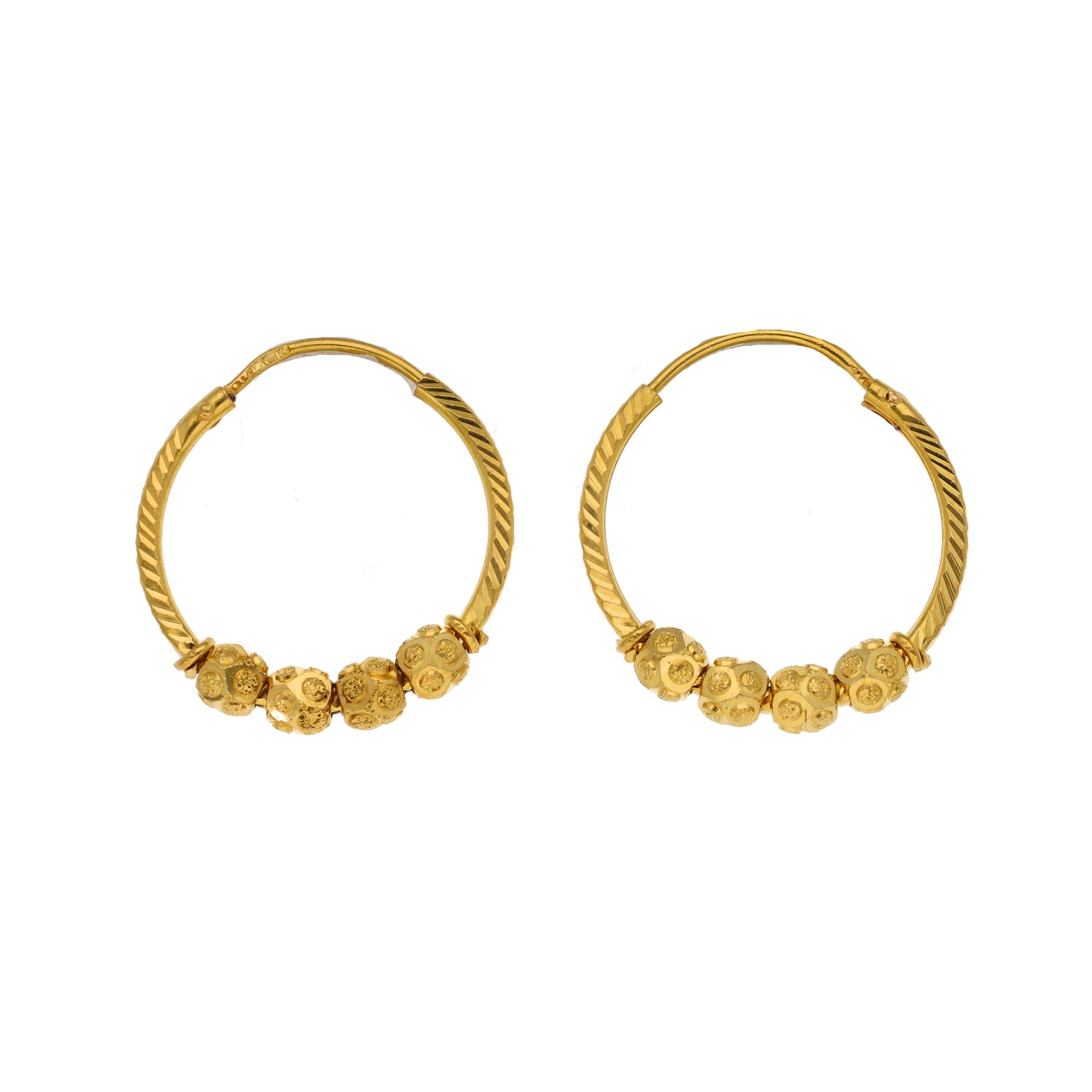 22ct Gold Hoop Earrings