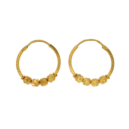 22ct Gold Hoop Earrings