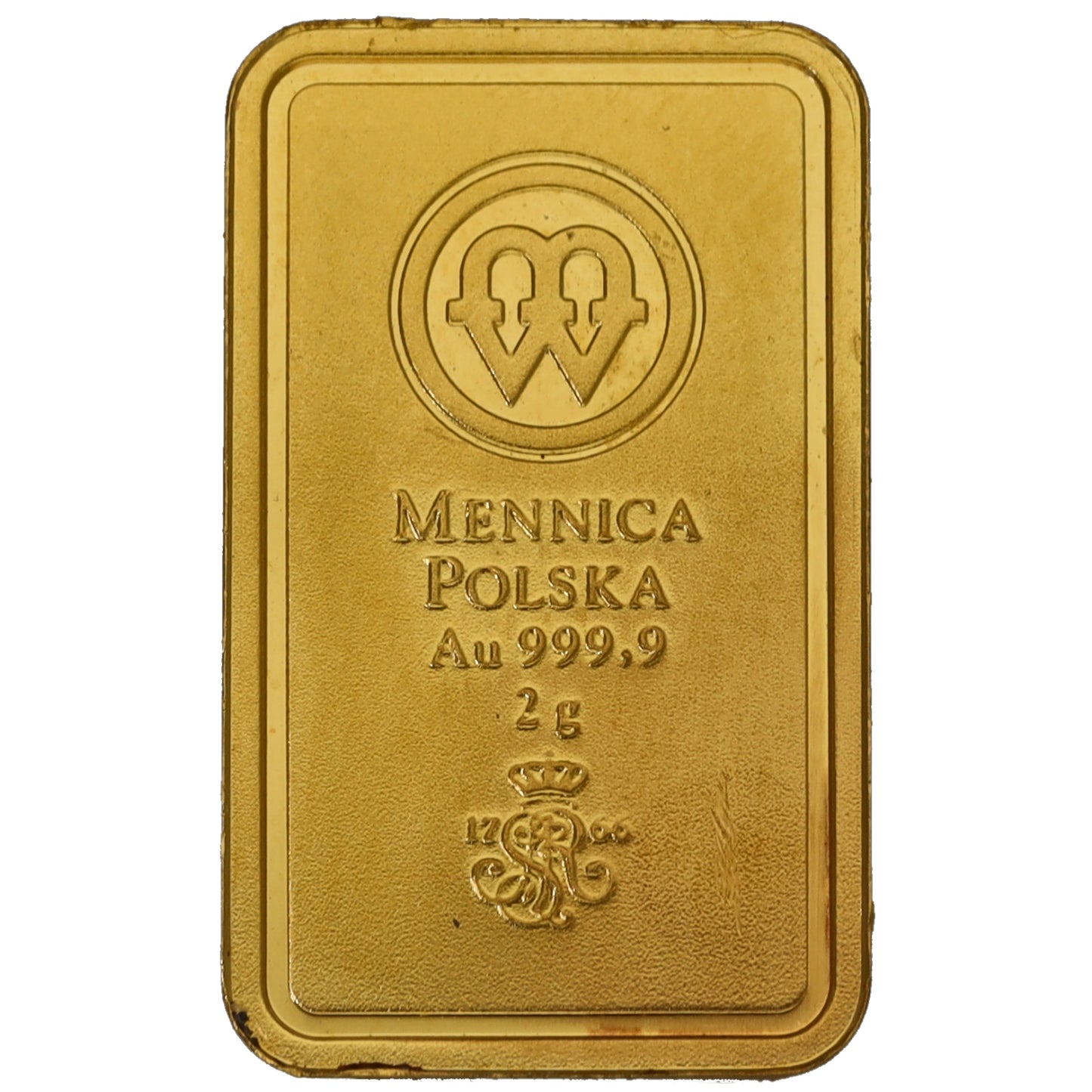 24ct 2g Gold Bar
