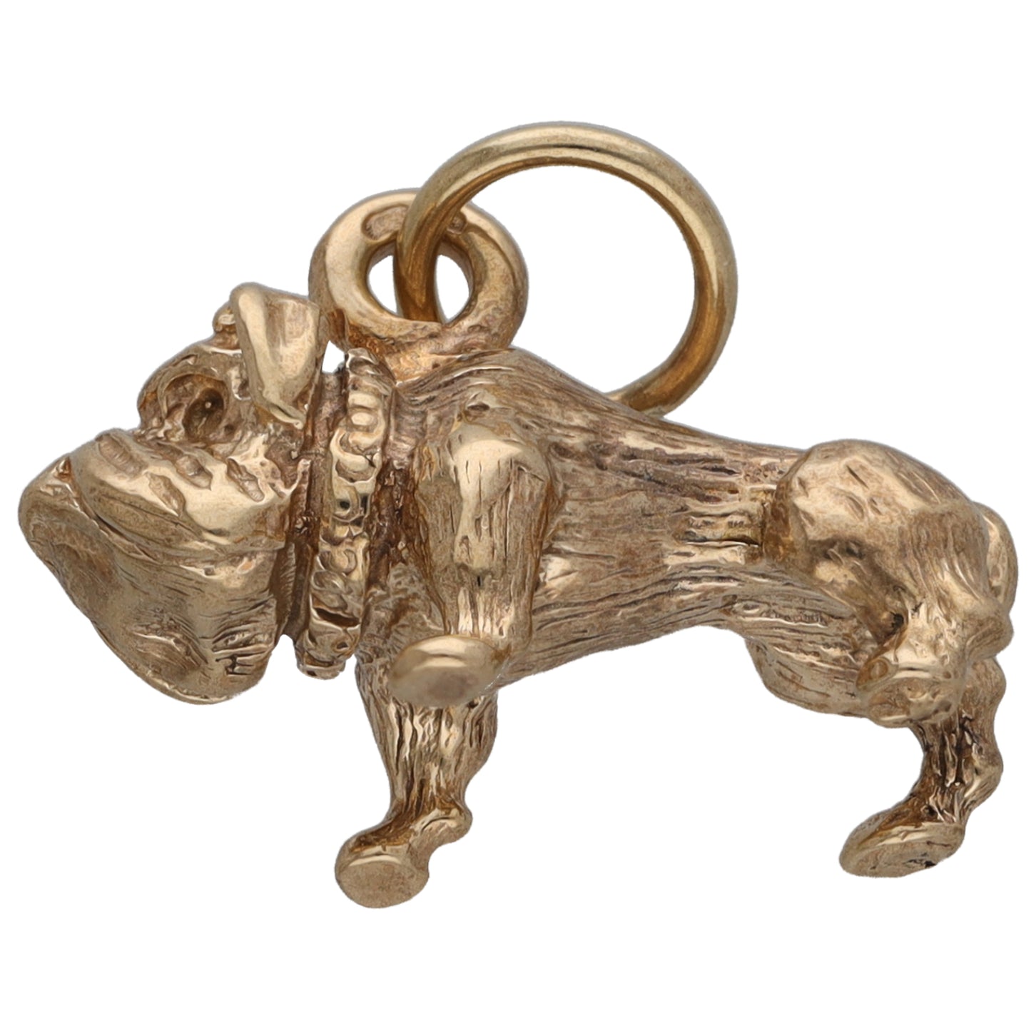 9ct Gold Bulldog Pendant