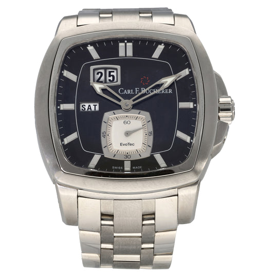 Carl F. Bucherer Patravi EvoTec DayDate 10625.08 444mm Stainless Steel Watch