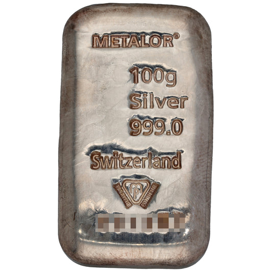 Fine Silver 100g Bar