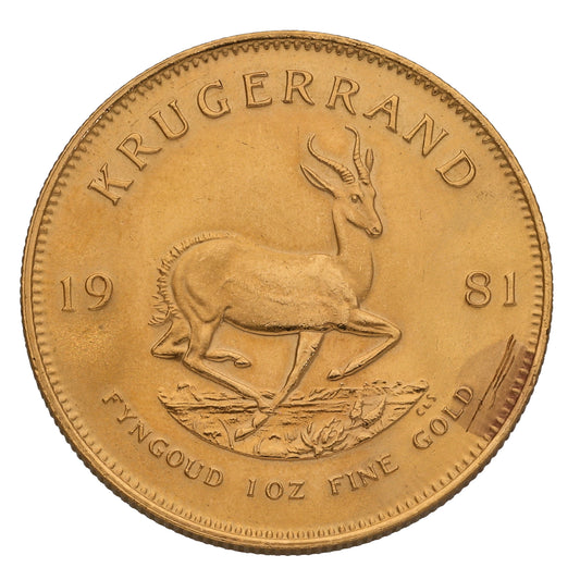 22ct Gold 1 OZ Krugerrand Coin 1981