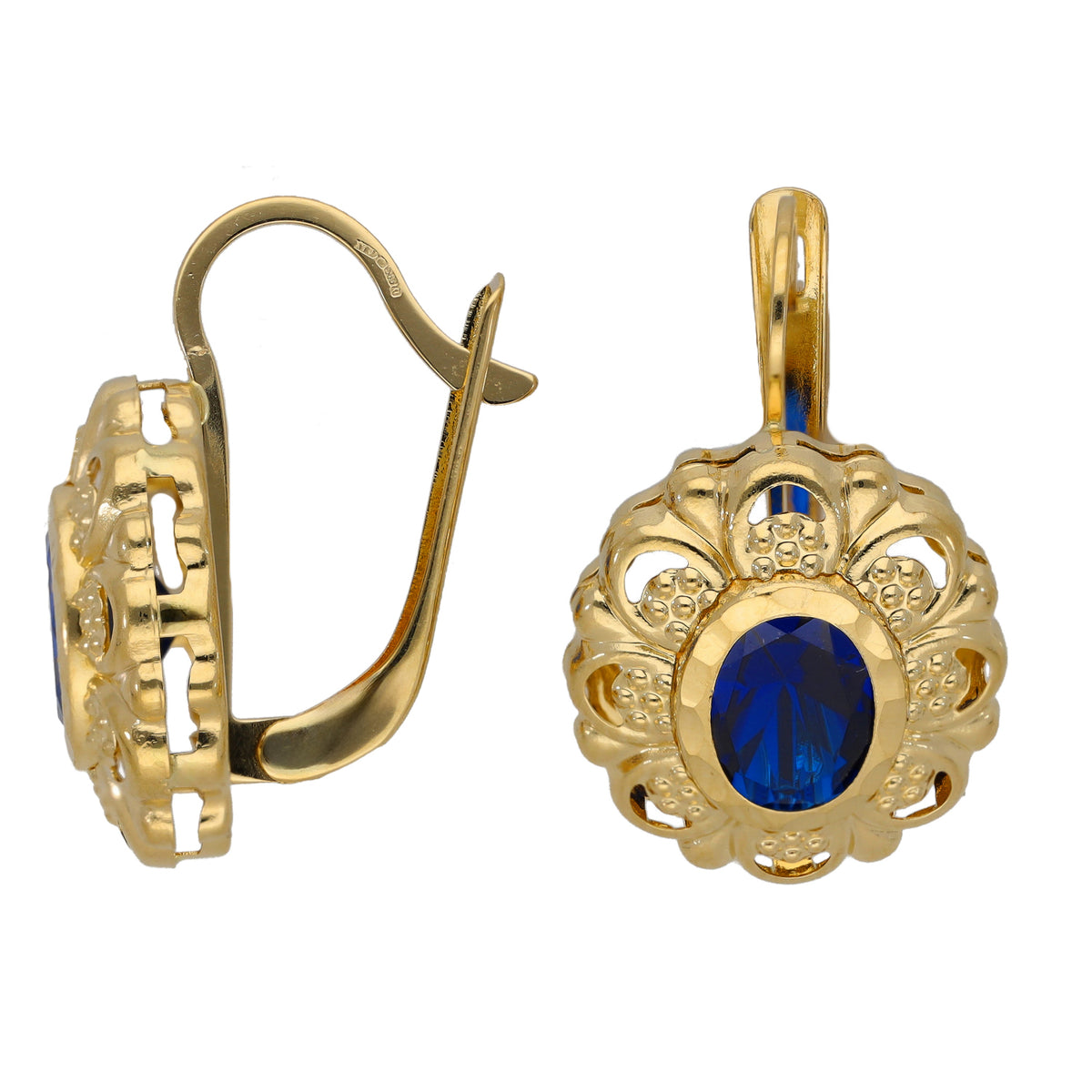 14ct Gold Imitation Gems Dress/Cocktail Earrings