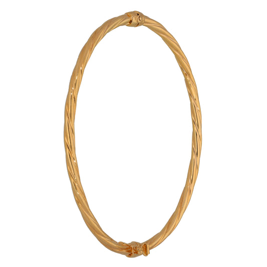 9ct Gold Hinged/Clasp Bangle