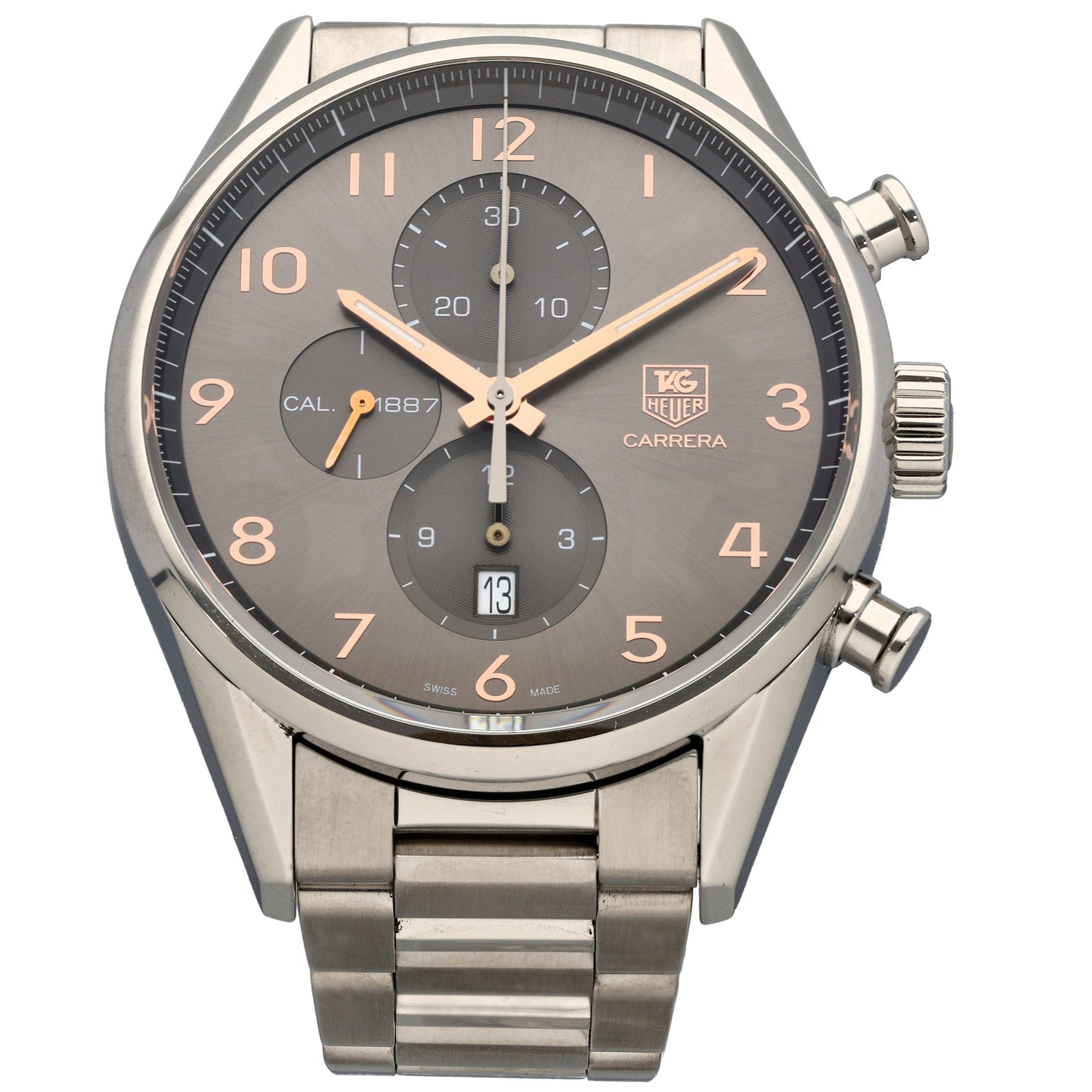 Tag Heuer Carrera CAR2013-4 43mm Stainless Steel Watch