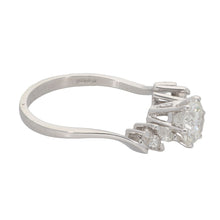 Load image into Gallery viewer, 18ct White Gold 1.35ct Diamond Dress/Cocktail Ring Size P
