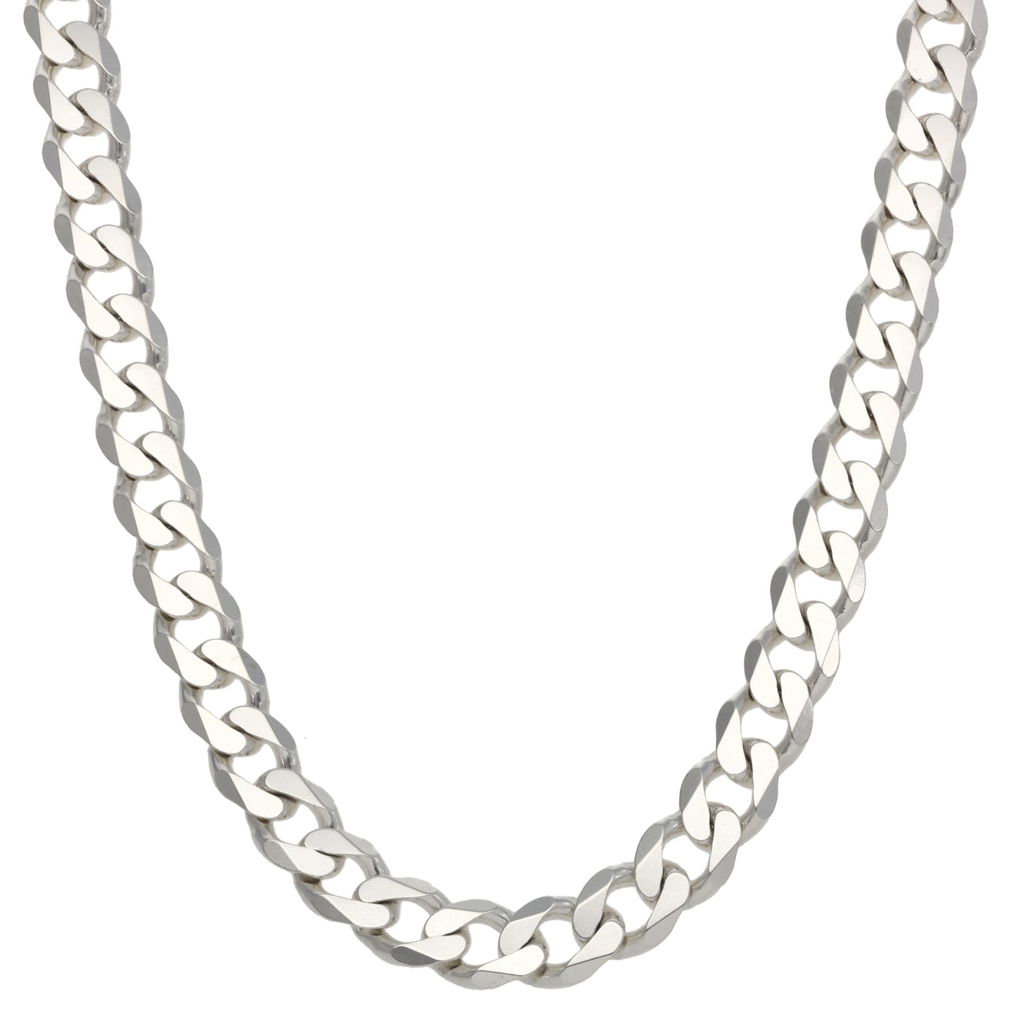 Silver Sterling Curb Chain 20"