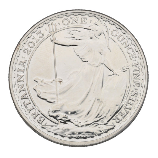 Fine Silver Queen Elizabeth II 1 OZ Britannia Coin 2013