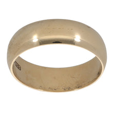 Load image into Gallery viewer, 9ct Gold Plain Wedding Ring Size M
