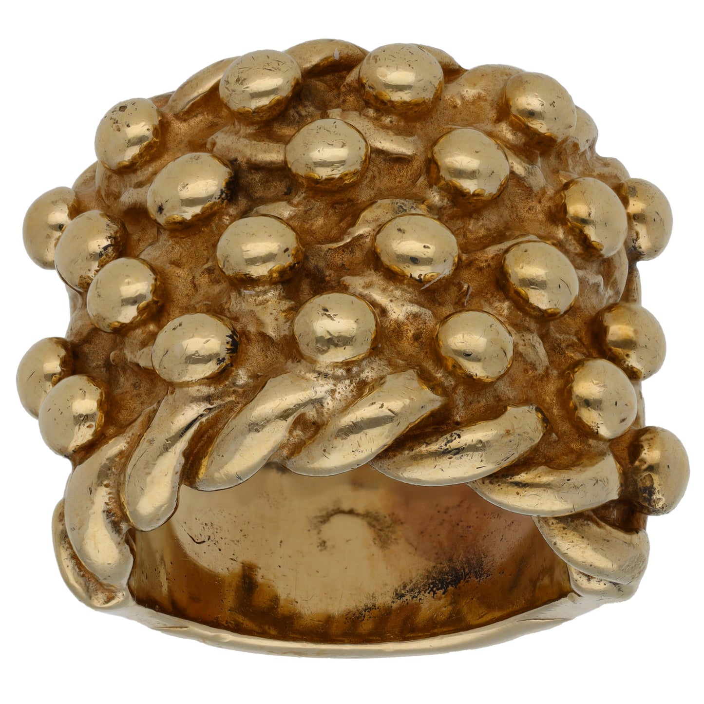 9ct Gold Keeper Ring Size Y