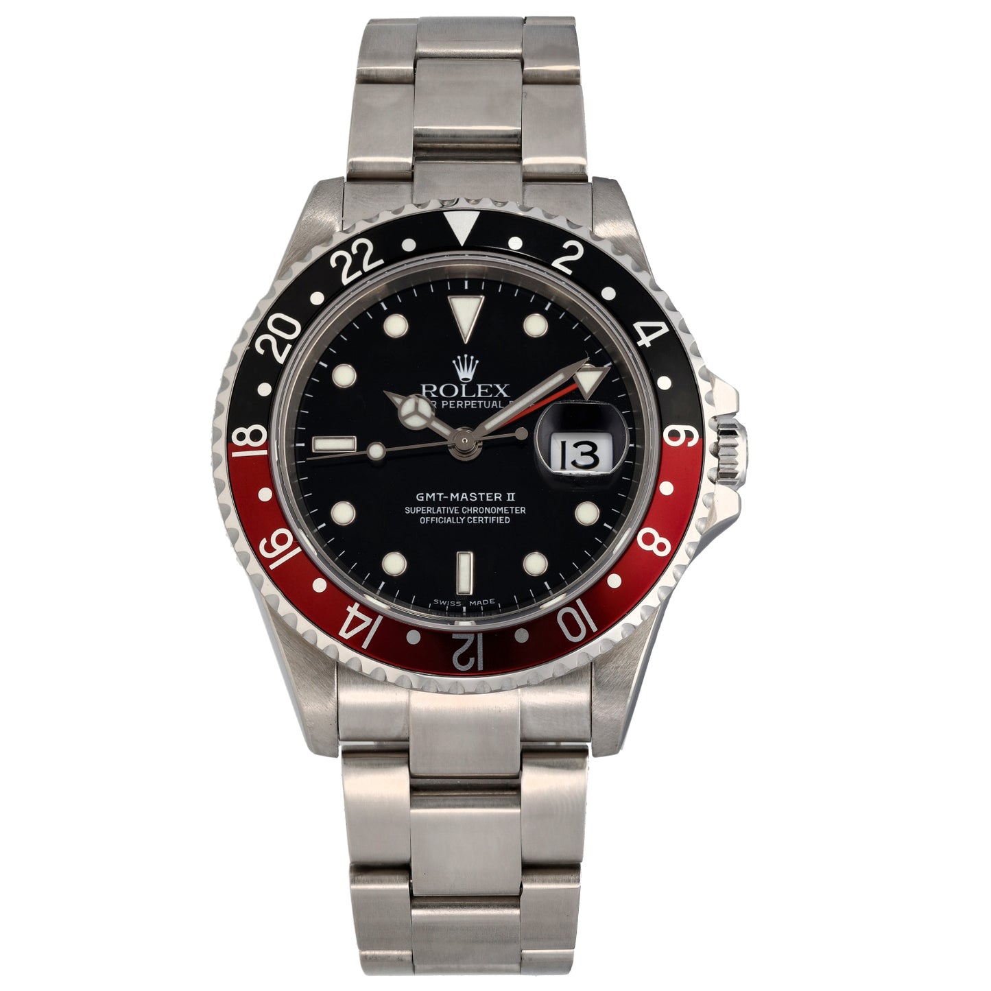 Rolex GMT Master II 16710T 40mm Stainless Steel Watch