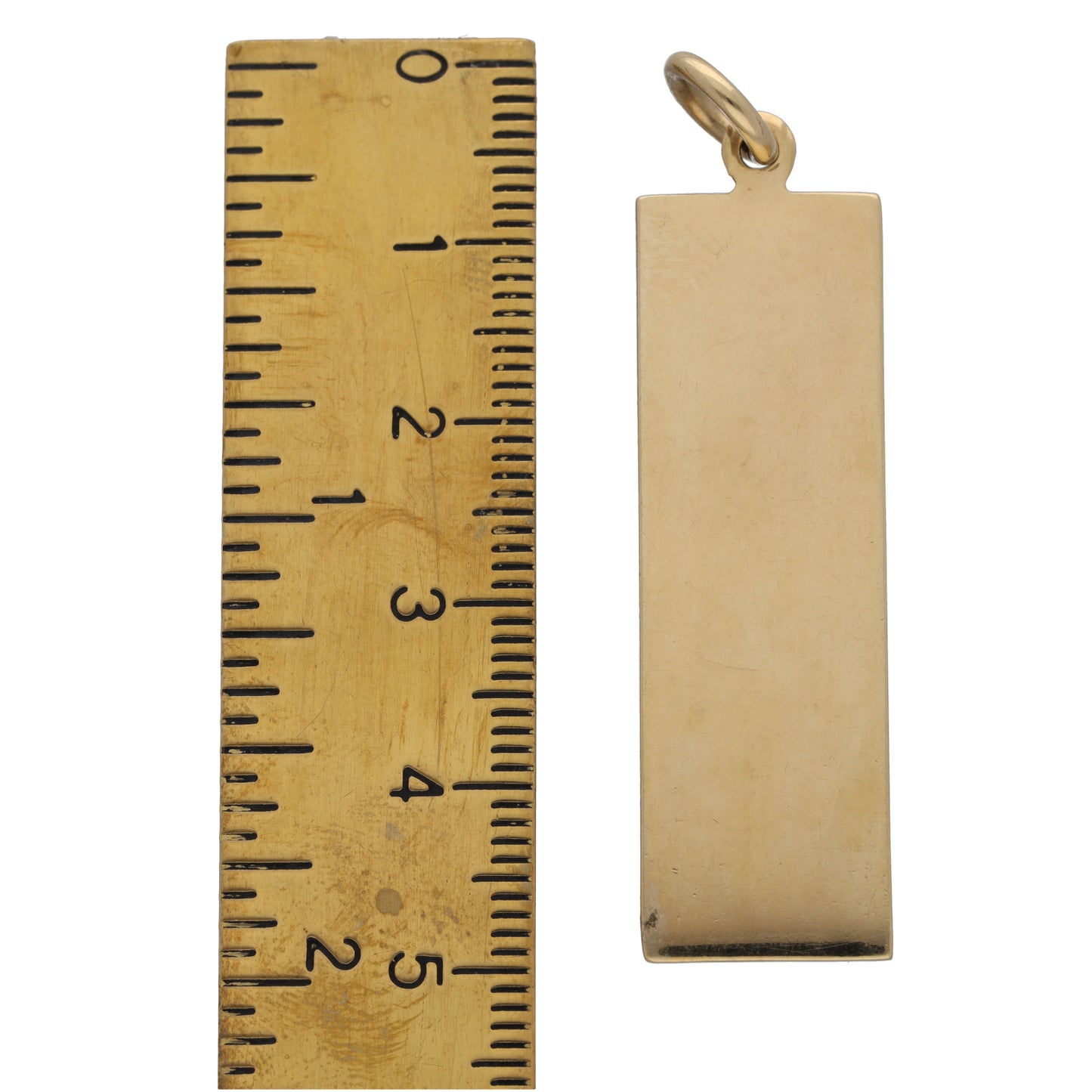 9ct Gold Ingot Pendant