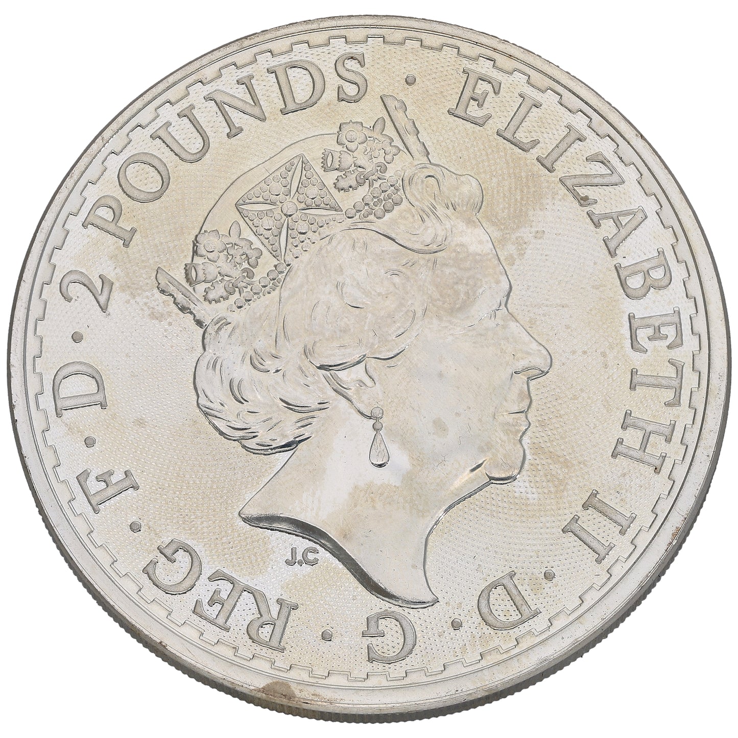 Fine Silver Queen Elizabeth II 1 OZ Britannia Coin 2021