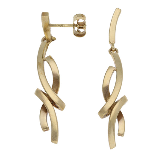 9ct Gold Drop Earrings