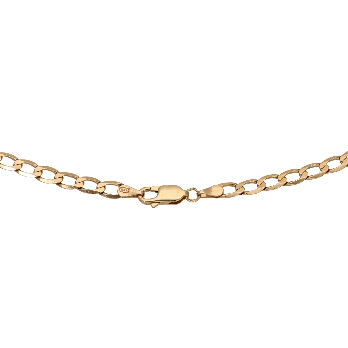 9ct Gold Curb Chain 20"