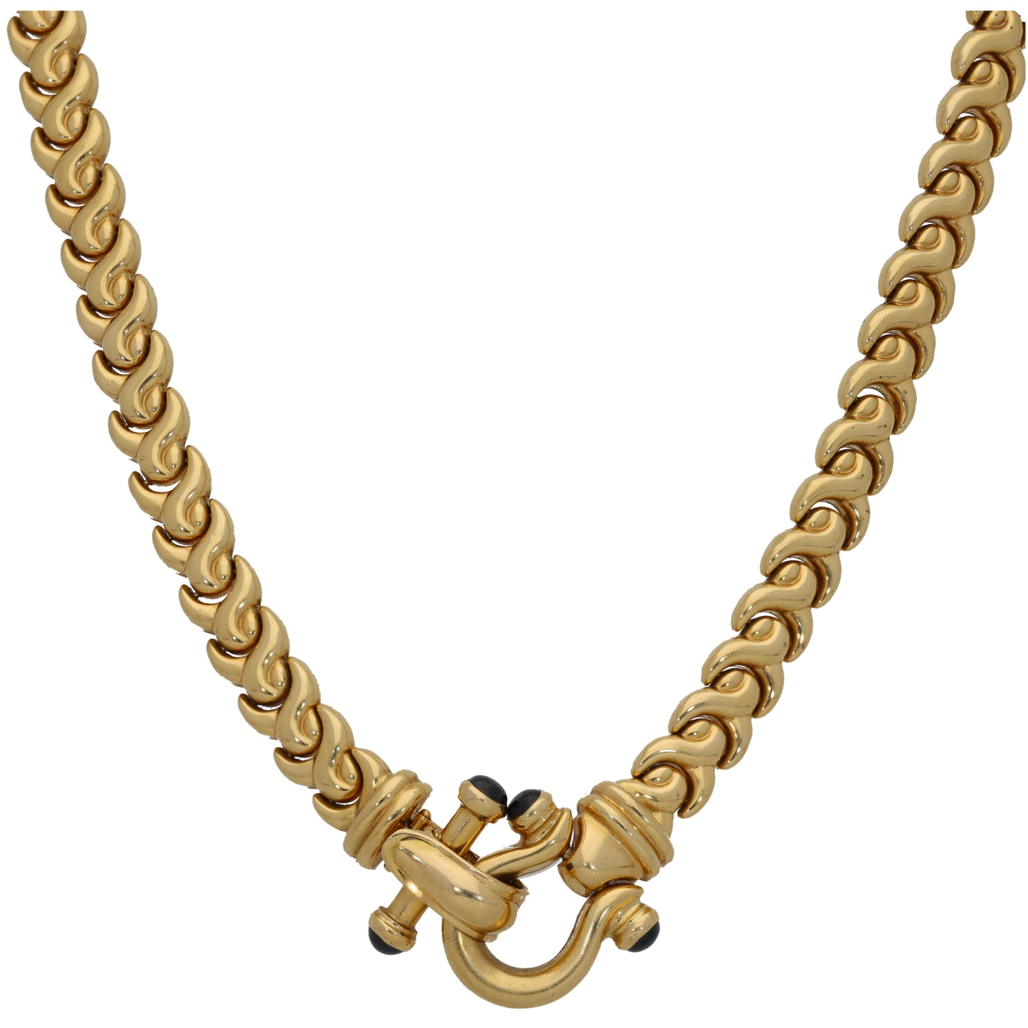 18ct Gold Onyx Other Chain 18"