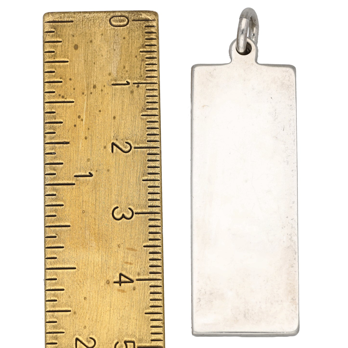 Sterling Silver Ingot Pendant