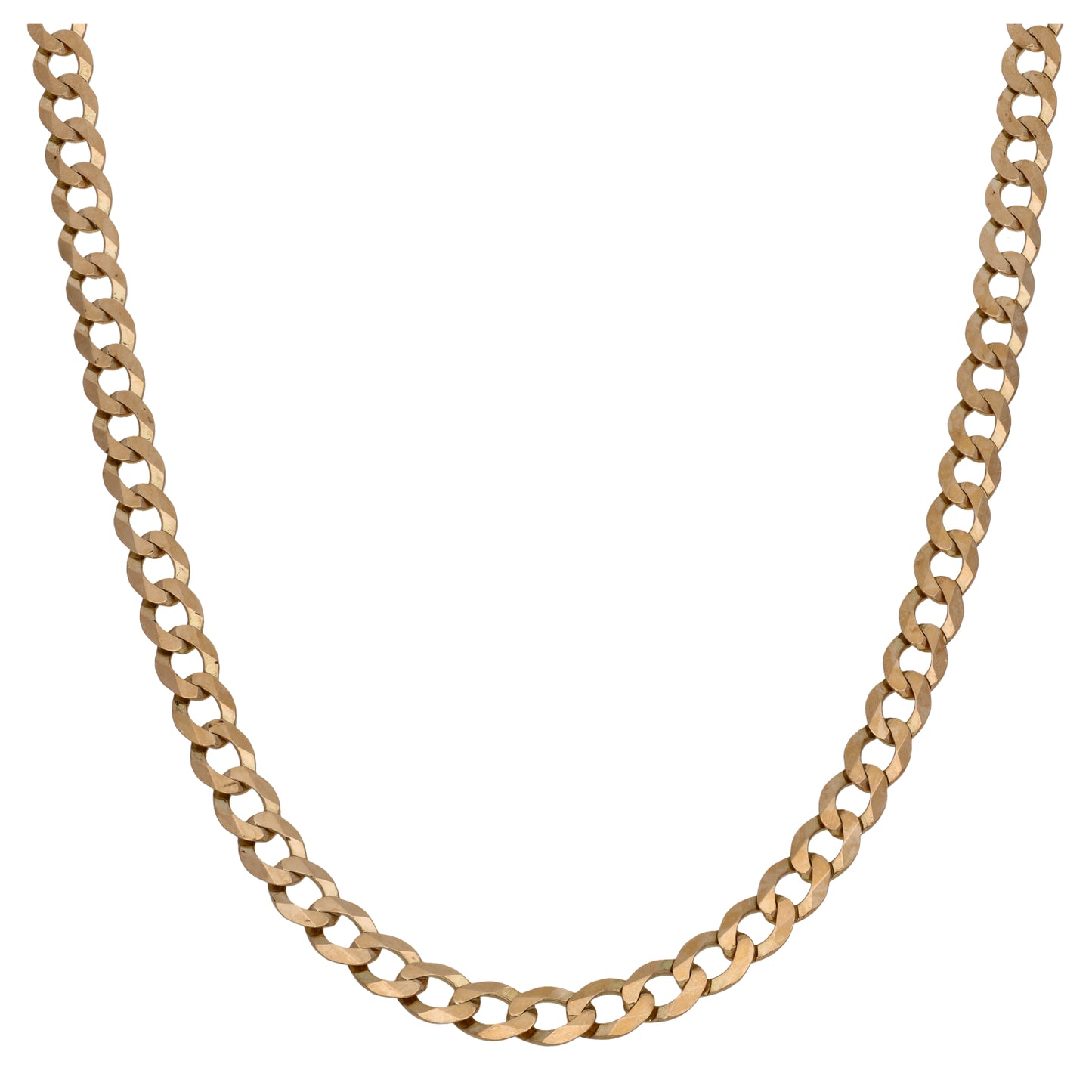 9ct Gold Curb Chain 20"