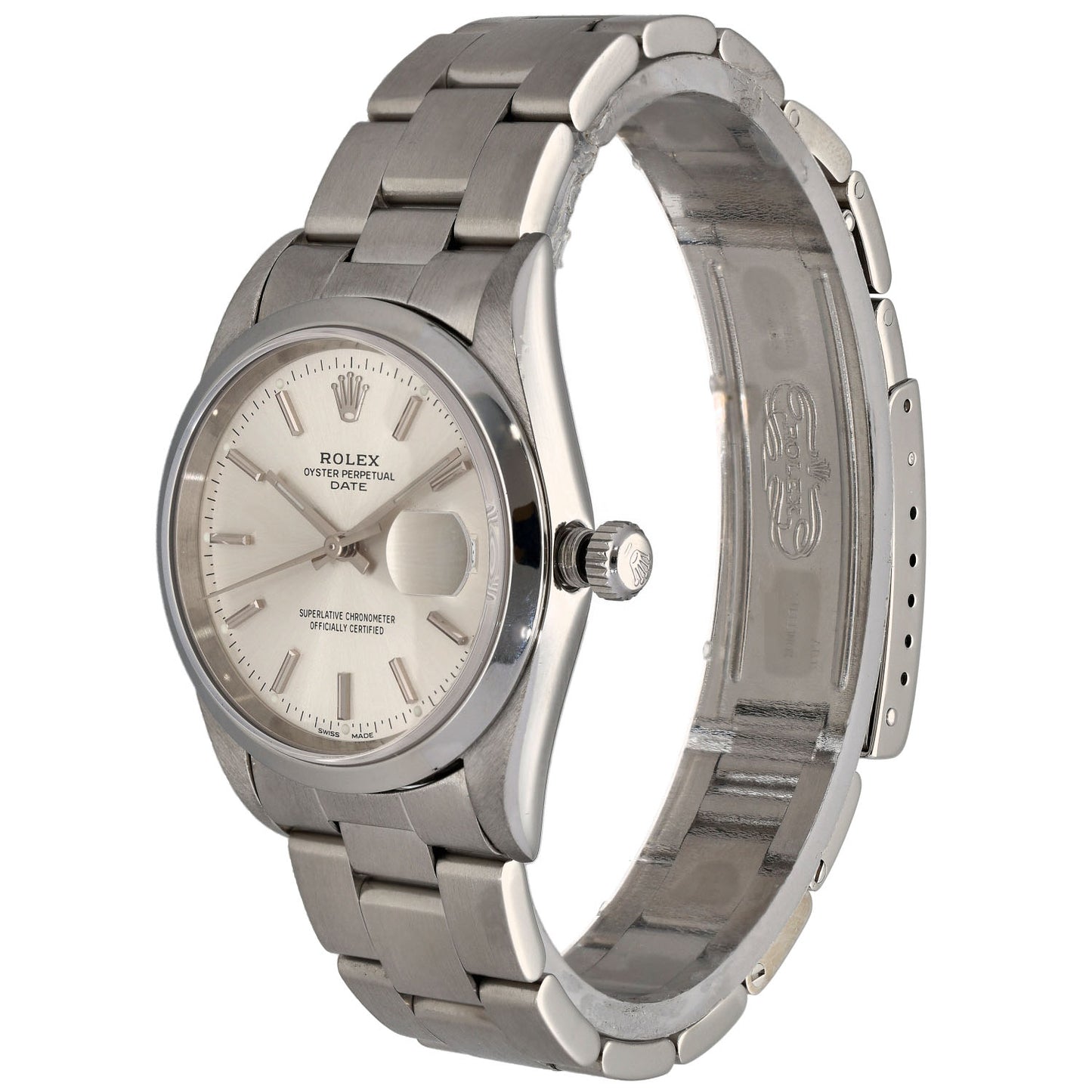 Rolex Date 15200 34mm Stainless Steel Watch