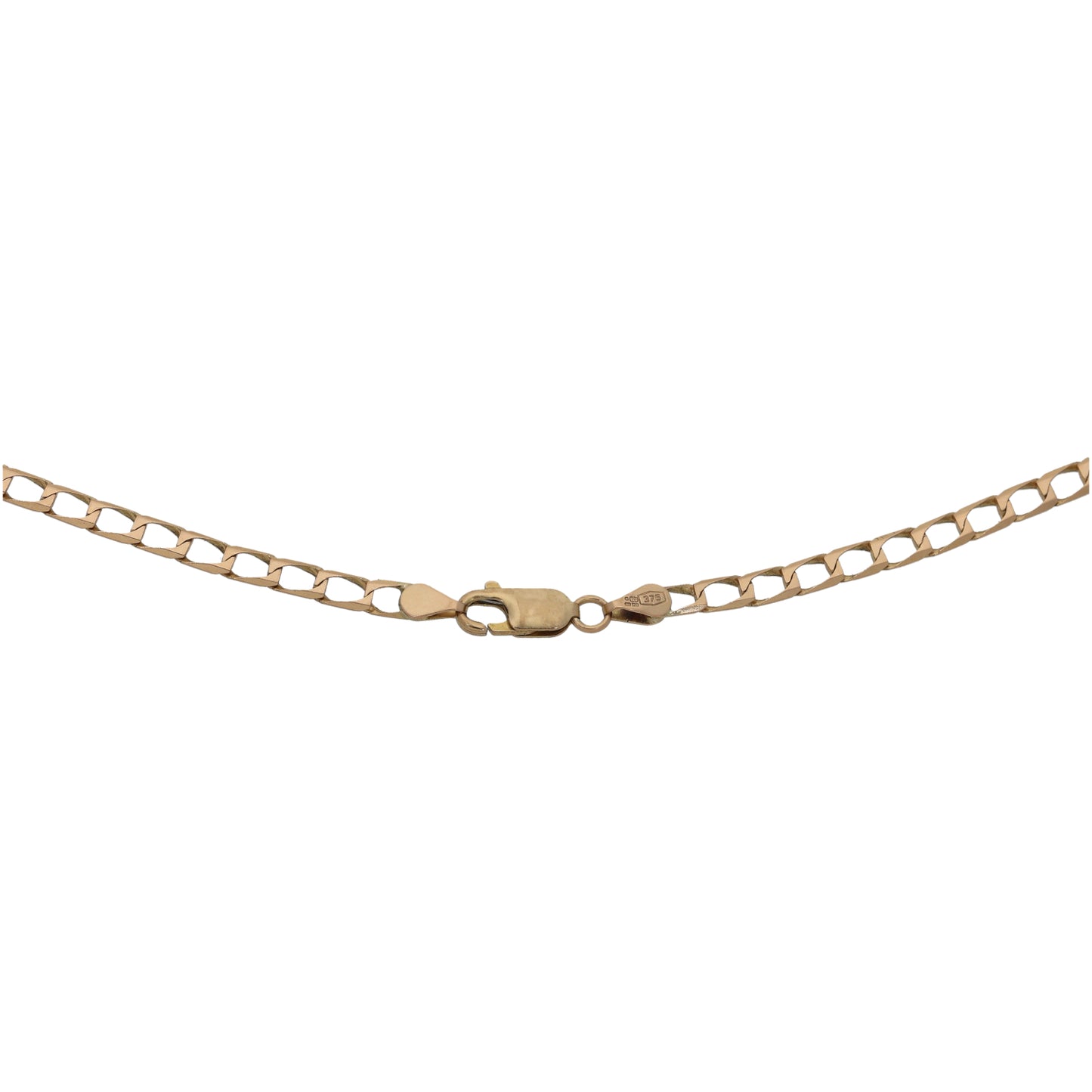 9ct Gold Curb Chain 20"