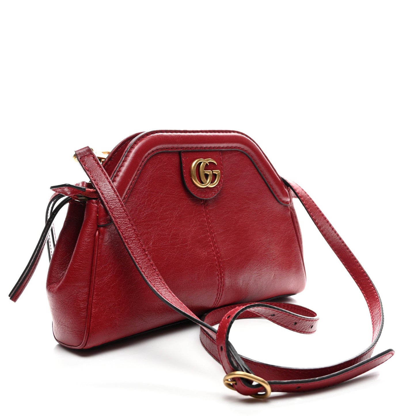 Gucci Re(belle) Small Piuma Lux Calfskin Leather Bag - Romantic Cerise