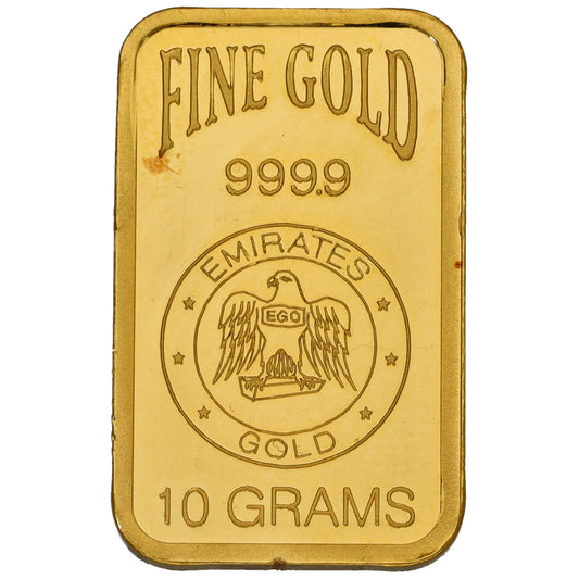24ct 10g Gold Bar