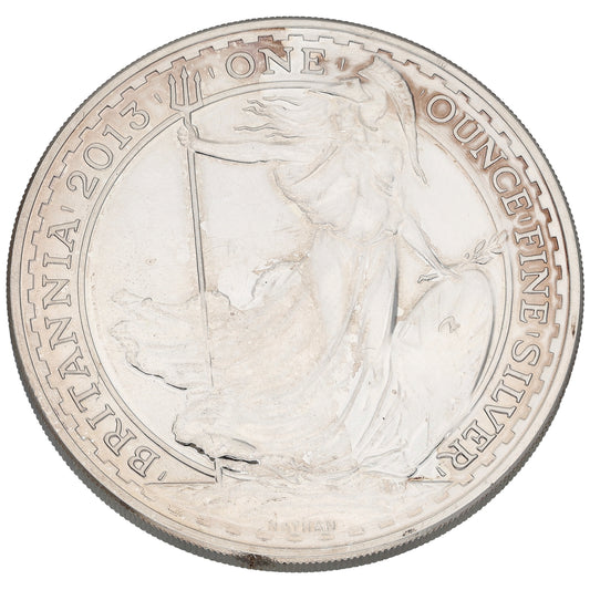 Fine Silver Queen Elizabeth II 1 OZ Britannia Coin 2013